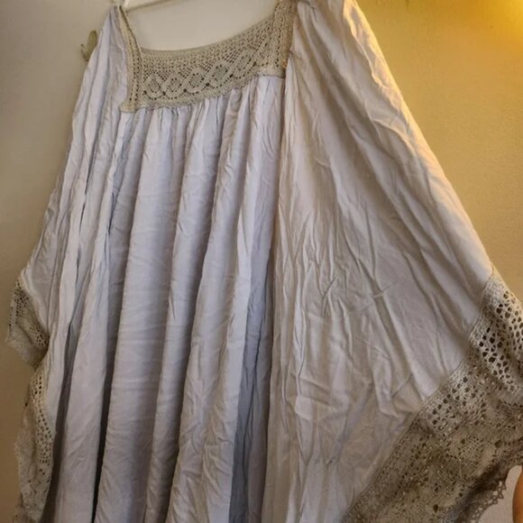 NWT Jen's Pirate Booty Love Her Madly Kaftan Tunic Rio Blue Agave Flowy Summer - Picture 6 of 15